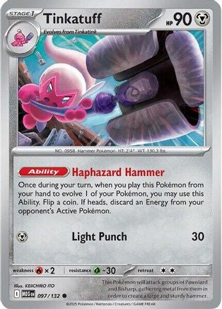 Tinkatuff (097/132) [Mega Evolutions: Base Set]