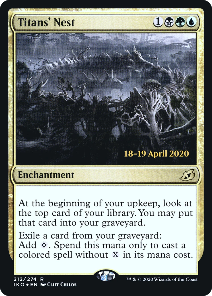 Titans' Nest (PRE-212) - Ikoria: Lair of Behemoths Promos Foil
