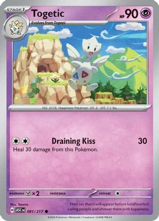 Togetic 081 - Reverse Holofoil ME Ascended Heroes - Common