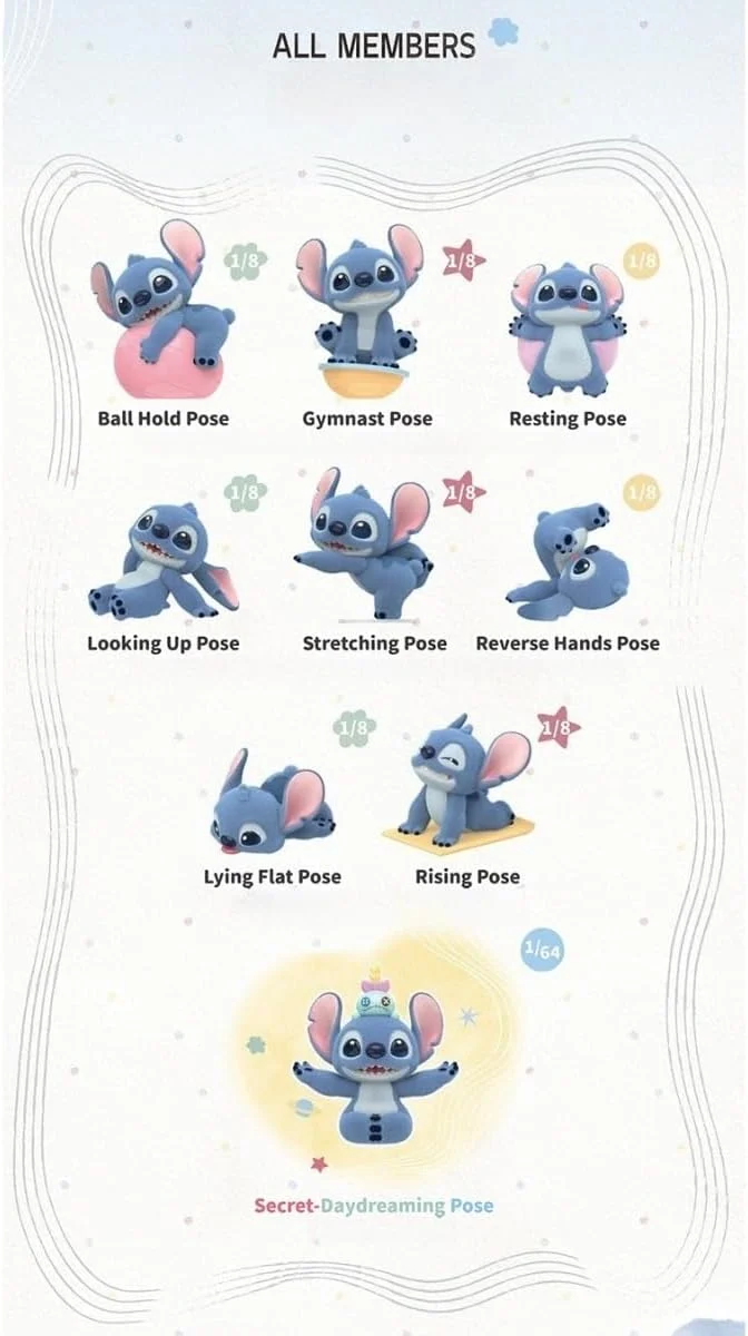 Top Toy x Disney - Stitch Energy Yoga Figure Series - Image 6