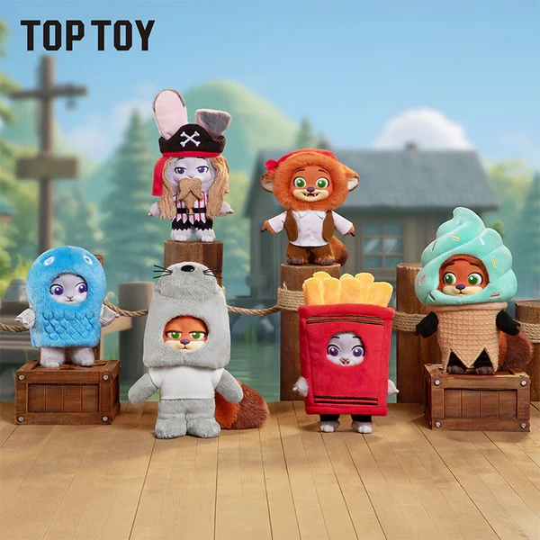 Top Toy x Disney's Zootopia 2 - Nick & Judy: Best Undercover Keychain Plush Series Figure Blind Box