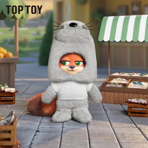 Top Toy x Disney's Zootopia 2 - Nick & Judy: Best Undercover Keychain Plush Series Figure Blind Box - Image 3