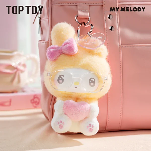 Top Toy x Sanrio - 50th Anniversary Milk Candy Series Plush Keychains Blind Box - Image 2