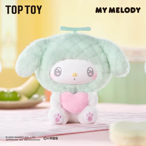 Top Toy x Sanrio - 50th Anniversary Milk Candy Series Plush Keychains Blind Box - Image 5