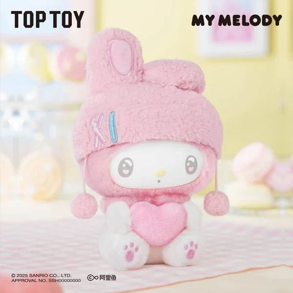 Top Toy x Sanrio - 50th Anniversary Milk Candy Series Plush Keychains Blind Box - Image 7