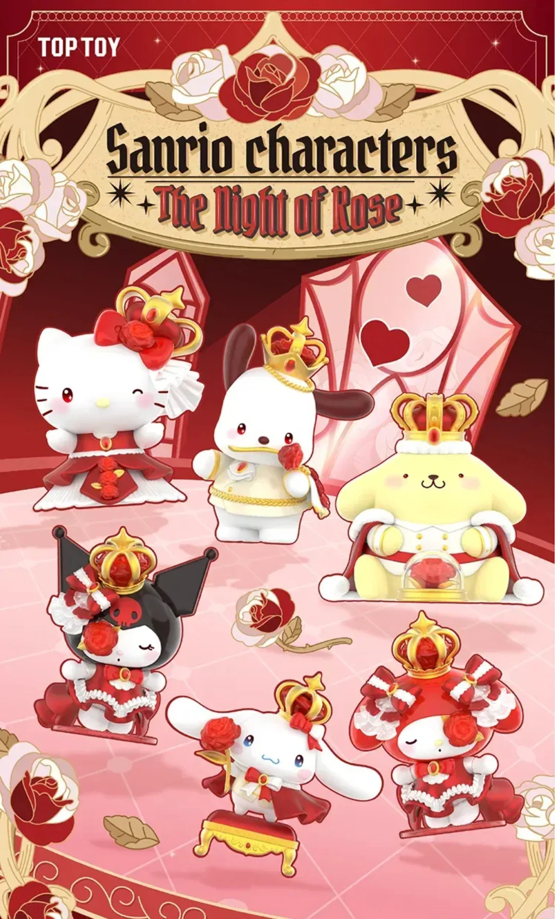 Top Toy x Sanrio Characters - Rose Night Series Figure - Image 14