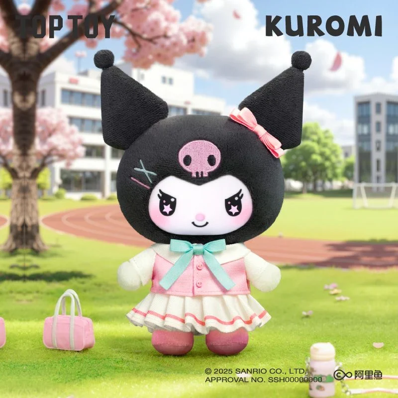 Top Toy x Sanrio - Kuromi School Life Plush Figure Series - Image 3