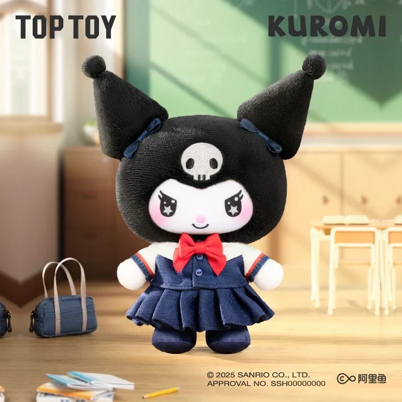 Top Toy x Sanrio - Kuromi School Life Plush Figure Series - Image 4