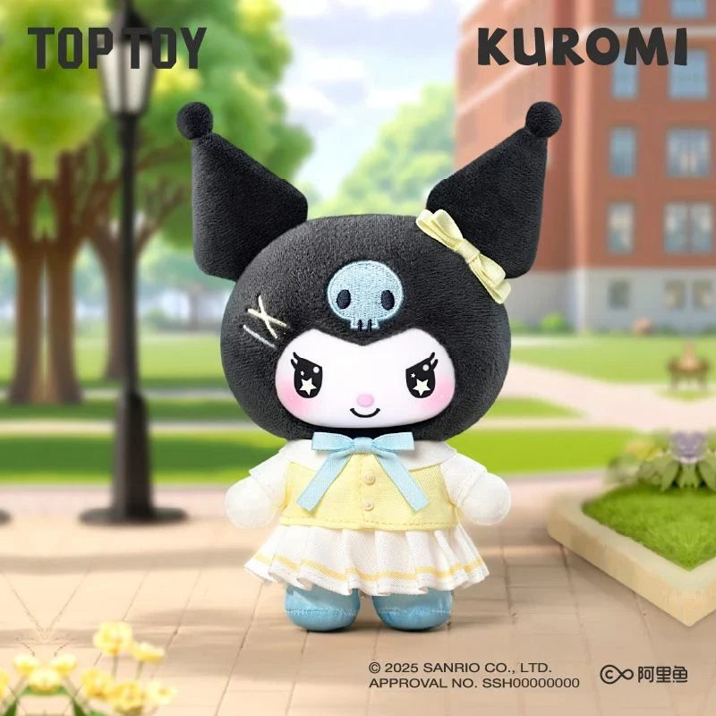 Top Toy x Sanrio - Kuromi School Life Plush Figure Series - Image 5