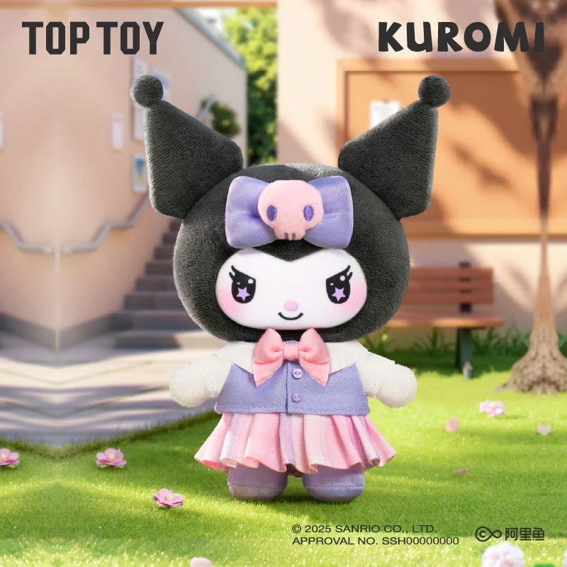 Top Toy x Sanrio - Kuromi School Life Plush Figure Series - Image 6