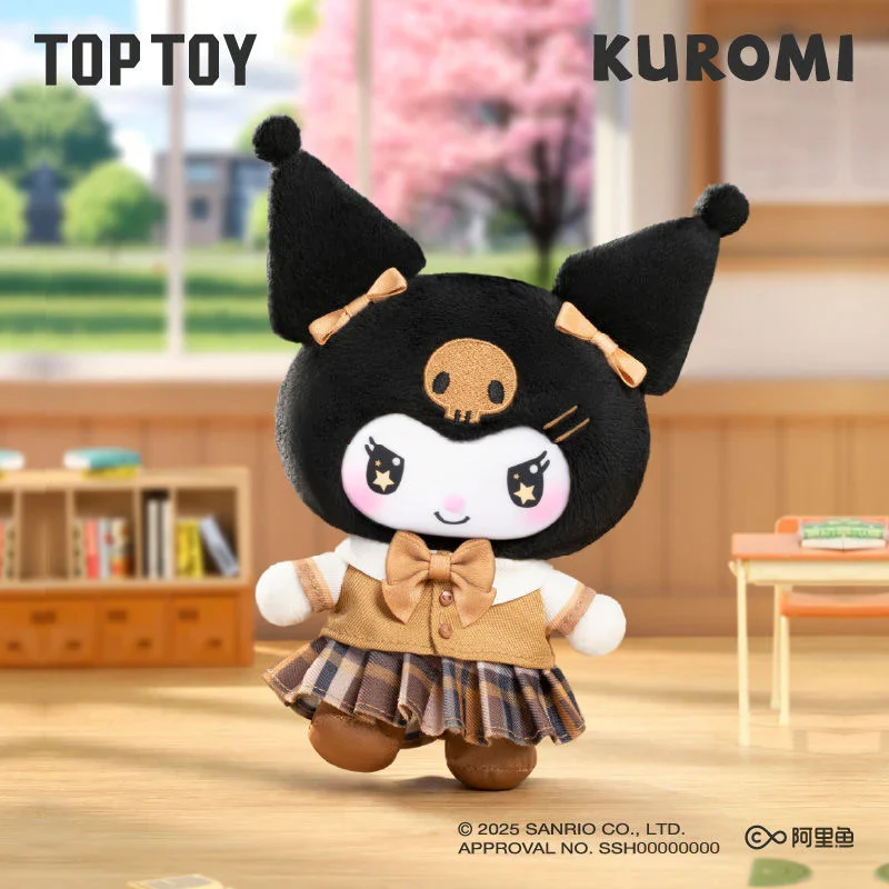 Top Toy x Sanrio - Kuromi School Life Plush Figure Series - Image 8