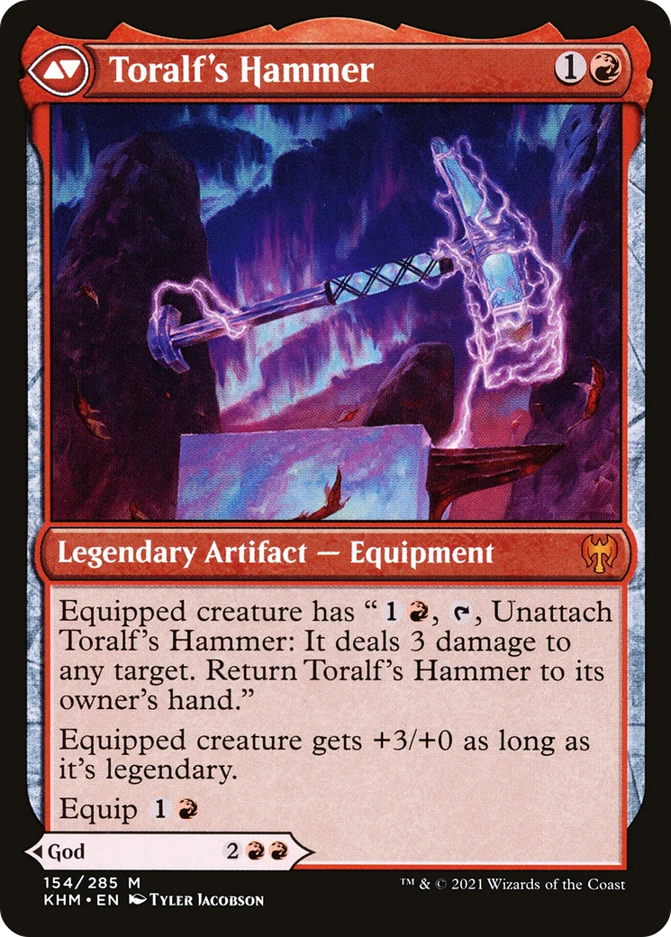 Toralf, God of Fury (KHM-154) - Kaldheim - Image 2