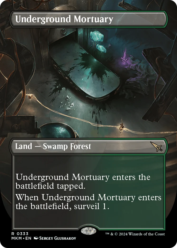Underground Mortuary (Borderless) (MKM-333) - Murders at Karlov Manor (Borderless)