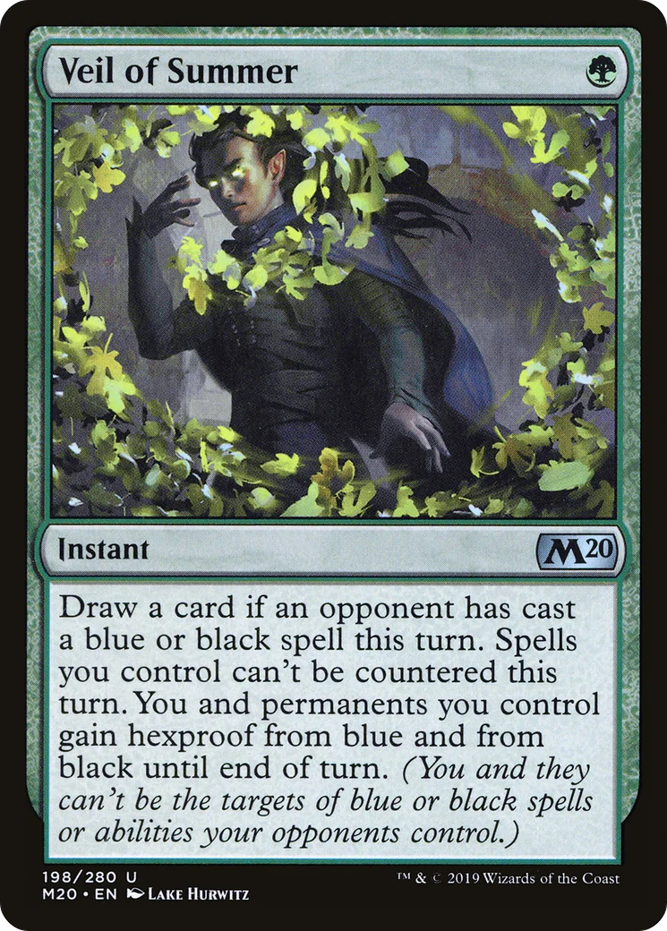 Veil of Summer (M20-198) - Core Set 2020