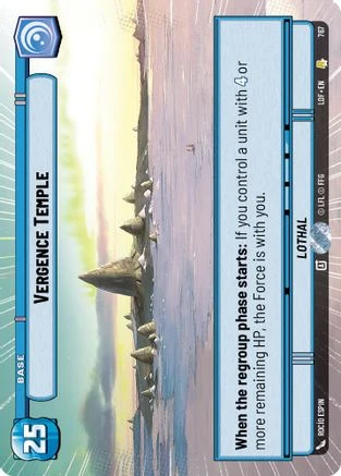 Vergence Temple (Hyperspace Foil) (767) - Legends of the Force Foil