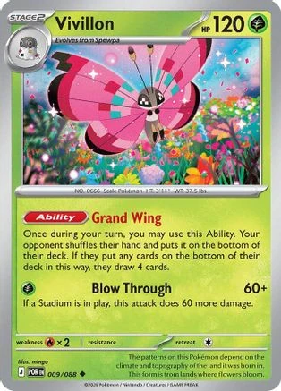 Vivillon 009  ME03 Perfect Order - Uncommon