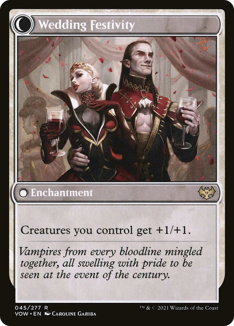 Wedding Announcement (VOW-045) - Innistrad: Crimson Vow: (Double Faced Transform) - Image 2