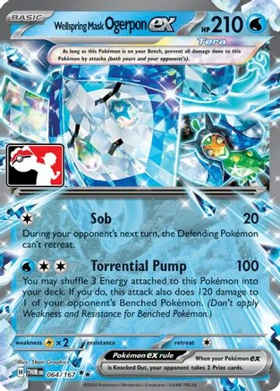 Wellspring Mask Ogerpon ex (064/167) [Prize Pack Series Six]