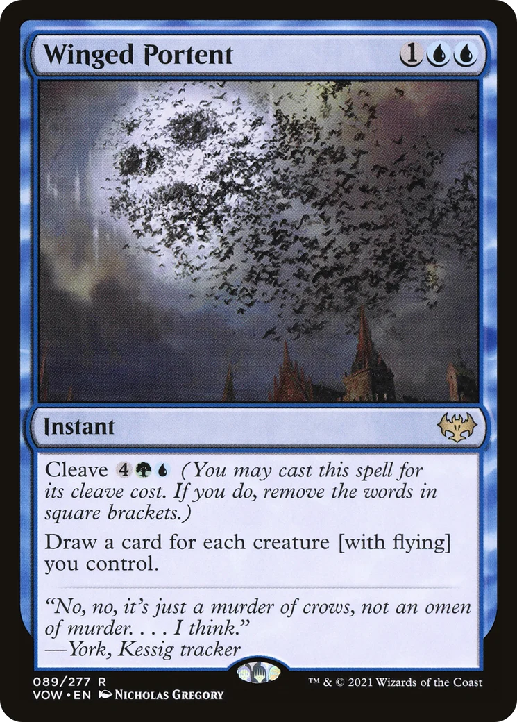 Winged Portent (VOW-089) - Innistrad: Crimson Vow