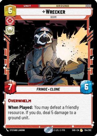 Wrecker - Boom! (154/262) - Shadows of the Galaxy